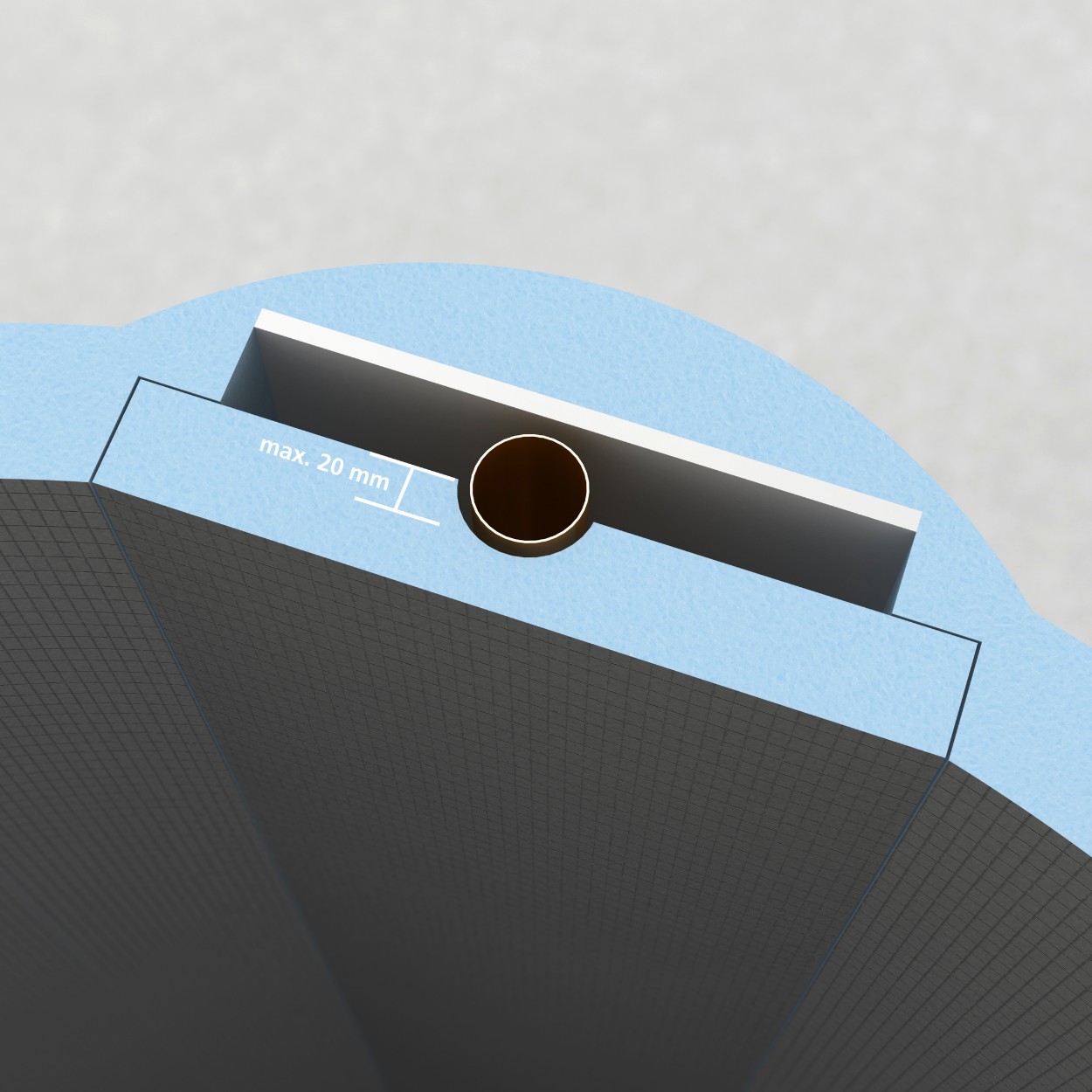 Wedi Fundo Nautilo Inloopdouche